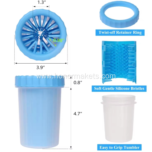 PET Paw Cleaner With Brush